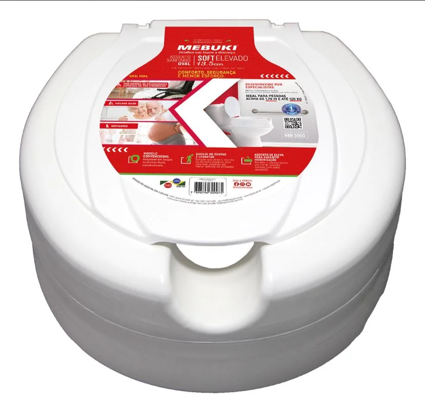 Assento sanitário para idoso