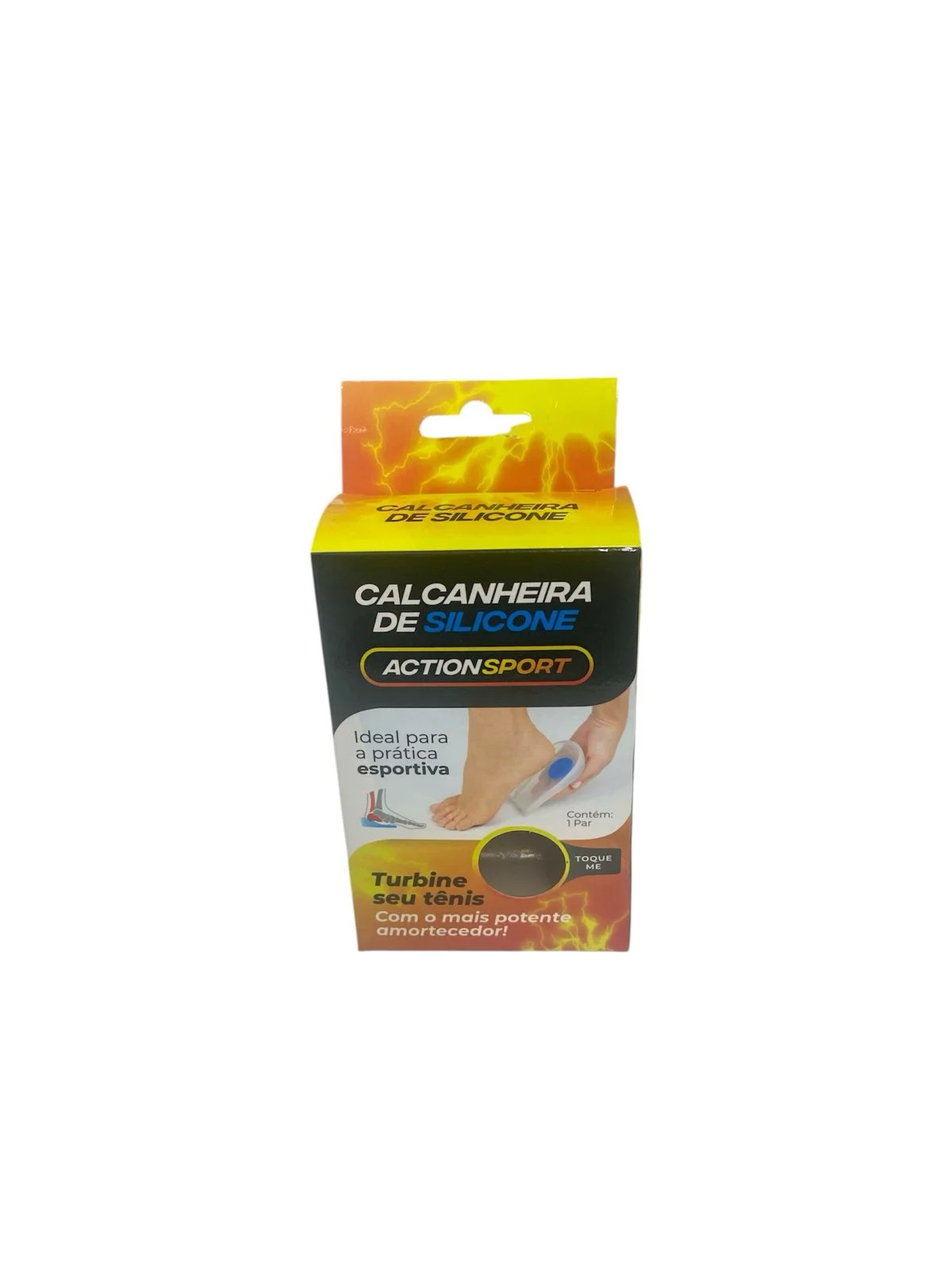 Calcanheira de silicone para esporão