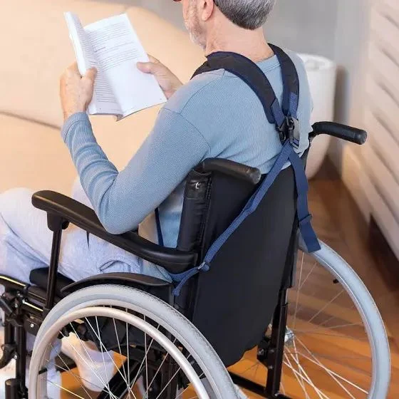 Cinto de segurança abdominal para cadeirante